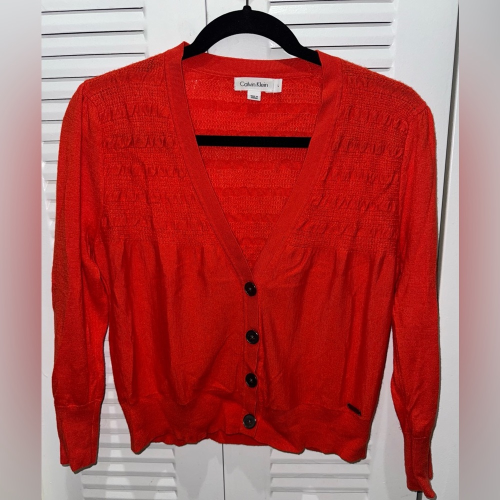 Calvin Klein women’s cardigan sweater